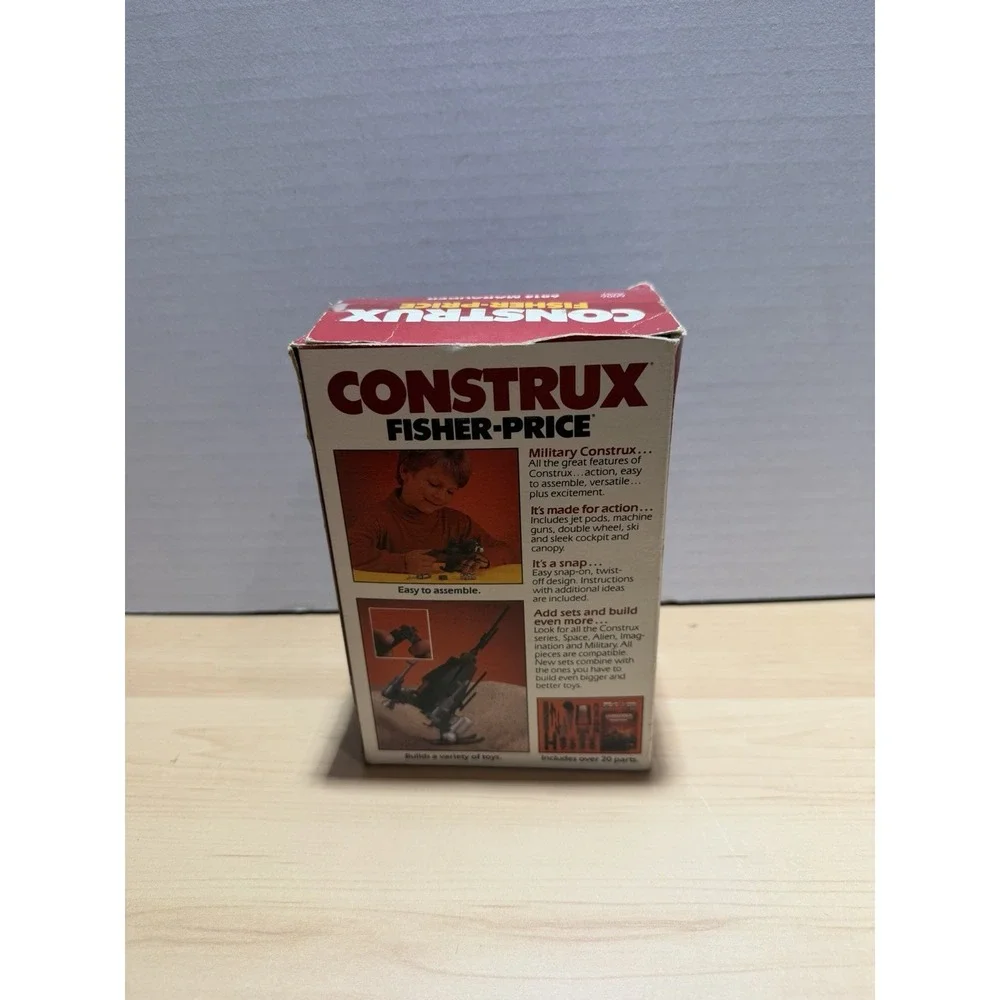 Vintage 1986 Fisher Price Construx MAURAUDER #6014 Vehicle - Complete W/ Manual